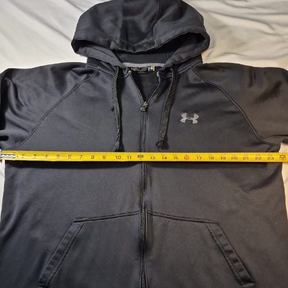 Under Armour Black Long Sleeve Full-Zip Hoodie - Picture 5 of 12